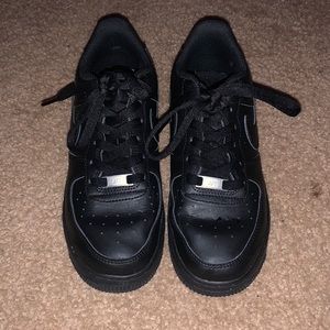 Black air force ones